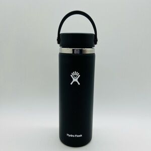 HYDRO FLASK BLACK 20 OUNCES INSULATED BPA FREE THERMOS WATER BOTTLE